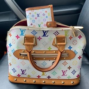 Authentic Takashi Murakami Louis Vuitton Alma PM Bag- NO WALLET